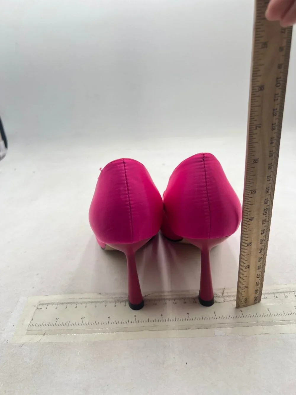 miss left Violet V-Cut Closed Pointed Toe Pumps Slip On High Heel Elegant Shoes